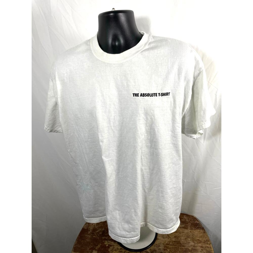 Absolut Vodka Embroidered Promo Tee Hanes Beefy-T XL